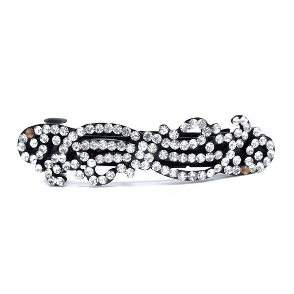 Elegant Crystal Rhinestone Barrette